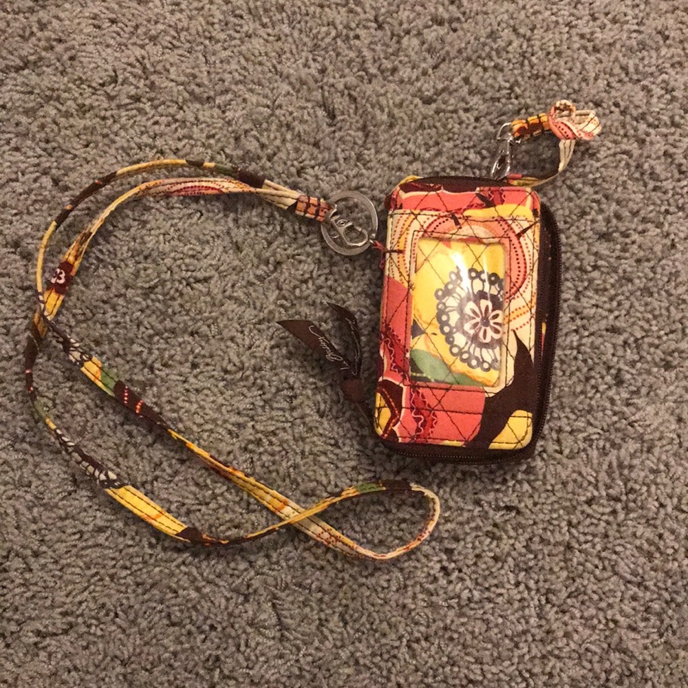 Vera Bradley lanyard and ID case